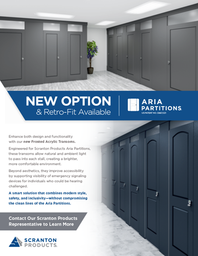 Show details for Aria Acrylic Transom Flyer