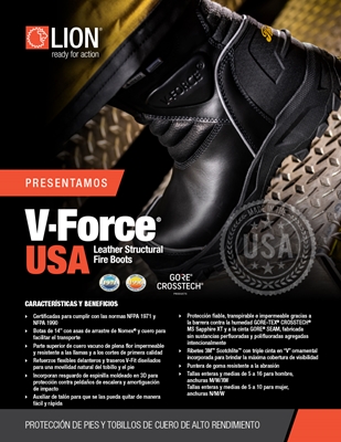 Show details for Espanol - LION V-Force USA Boot Promo Sheet