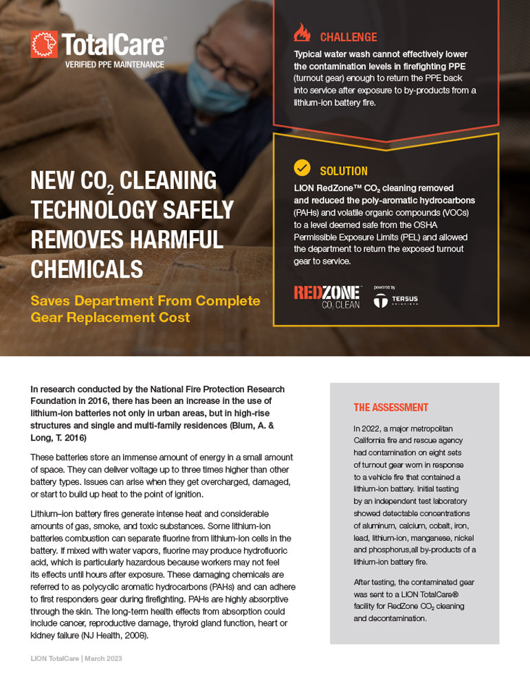 Show details for LION CO2 Cleaning Case Study