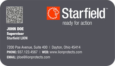 Show details for Starfield LION Business Card