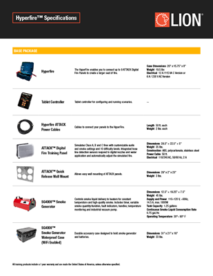 Show details for Hyperfire™ Specifications
