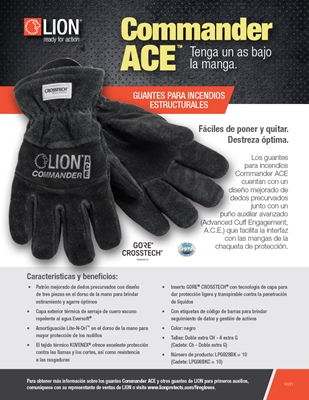 Show details for Espanol - LION Commander ACE™ Product Sheet (2021)
