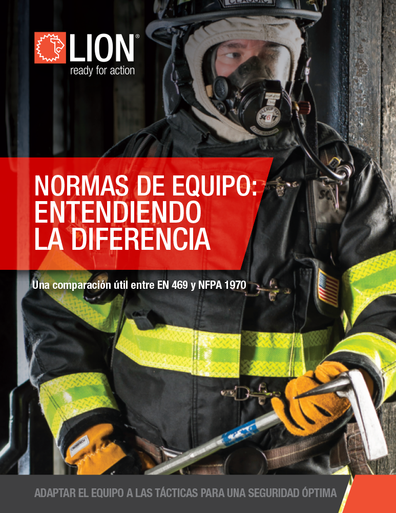 Show details for Espanol - LION EN469 vs NFPA 1971 Brochure