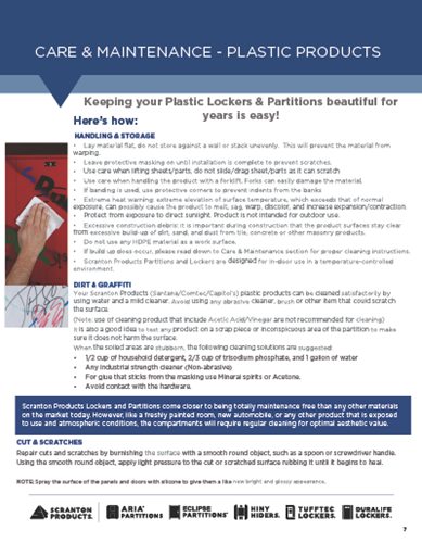 Show details for Care & Maintenance
