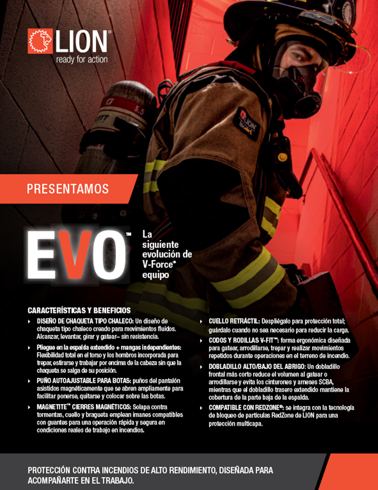 Show details for EVO Turnout Gear Product Sheet